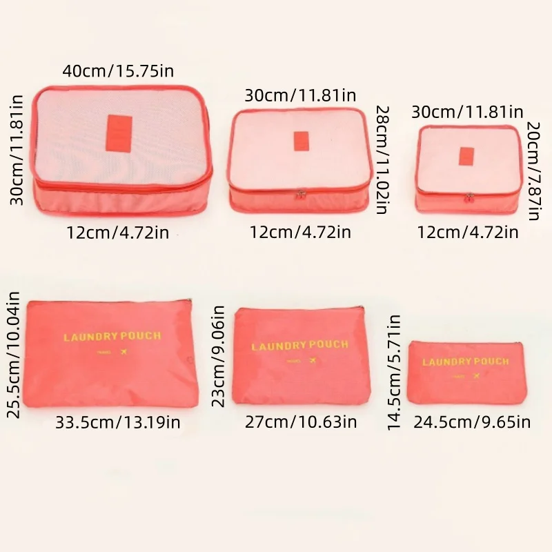Bolsas de almacenamiento para viaje impermeables con cierre - imagen 5