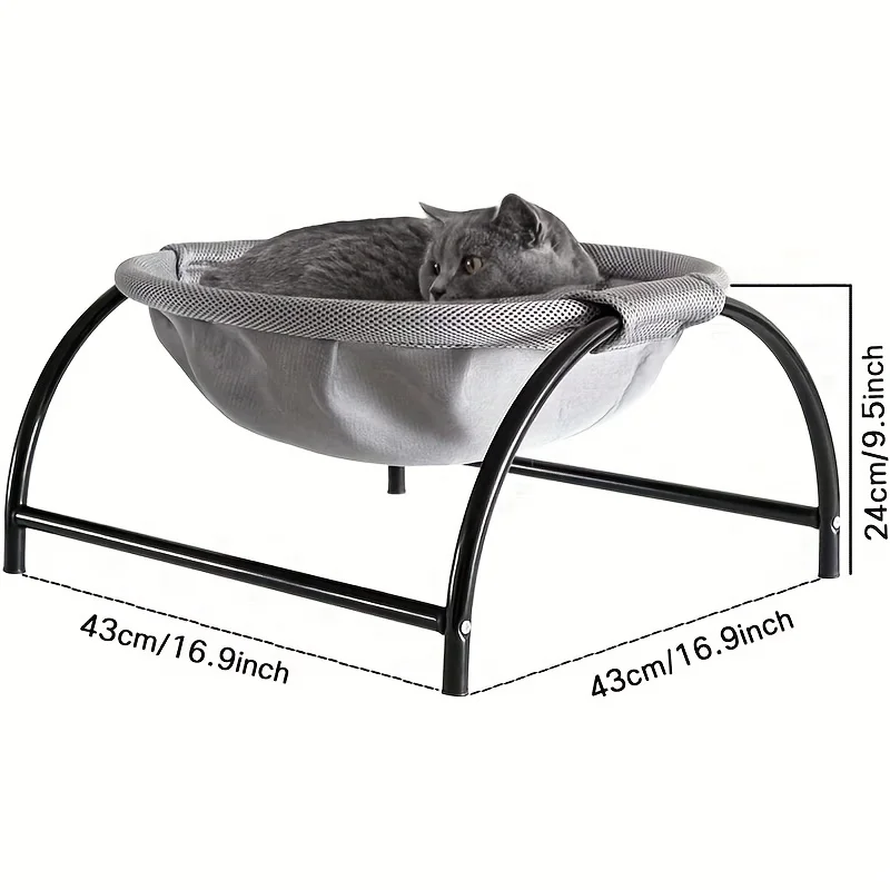 Cama para gatos de malla transpirable