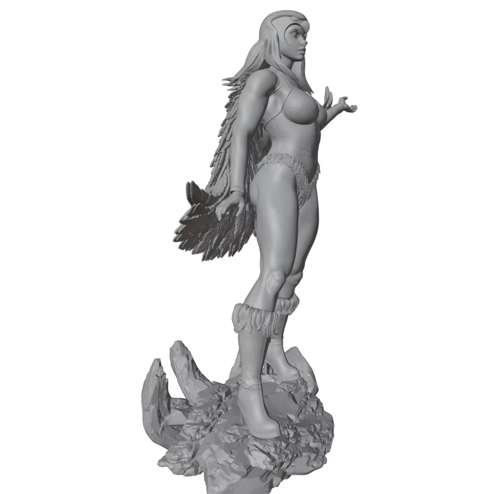 Kit modelo resina chica 1/24 75mm GK impreso 3D DIY sin pintar - imagen 3