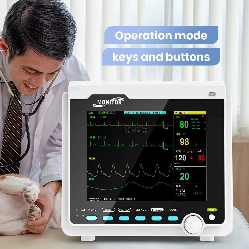 Monitor veterinario CMS6000 pantalla táctil