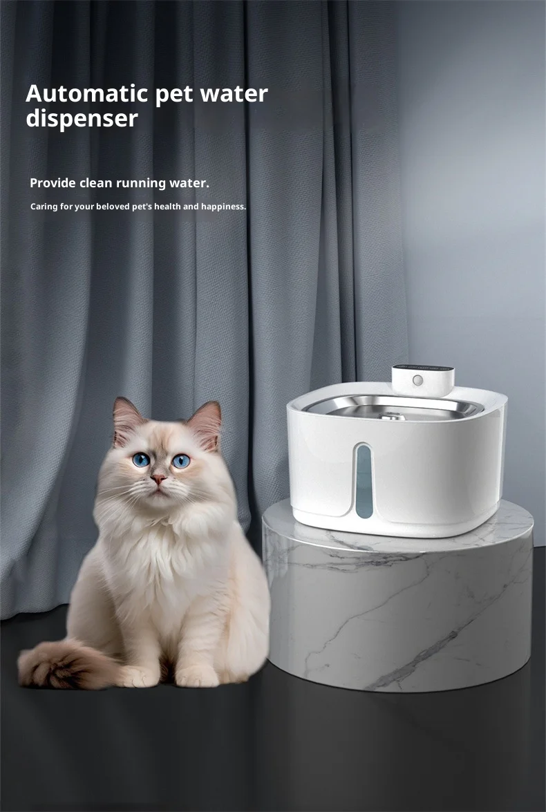 Bebedero inteligente inalámbrico para perros y gatos