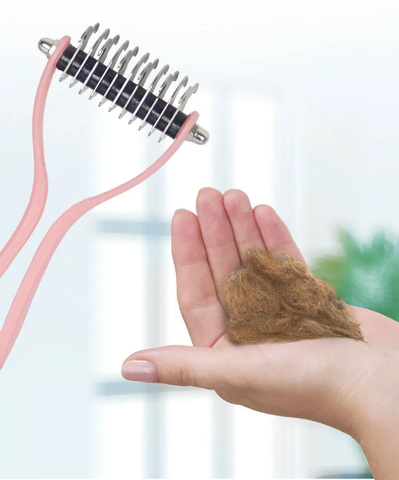Cepillo listo para usar en gato de pelo largo