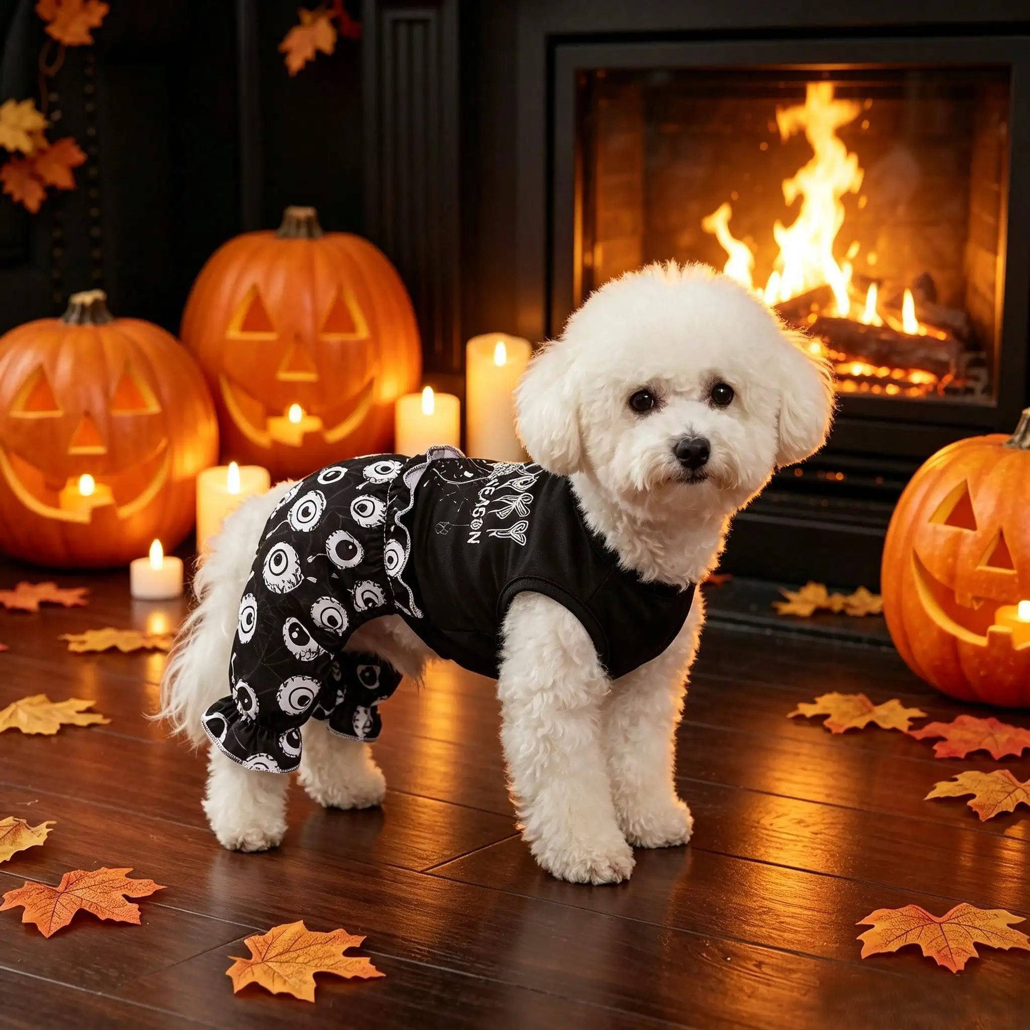 Mono sin mangas de Halloween para perros pequeños