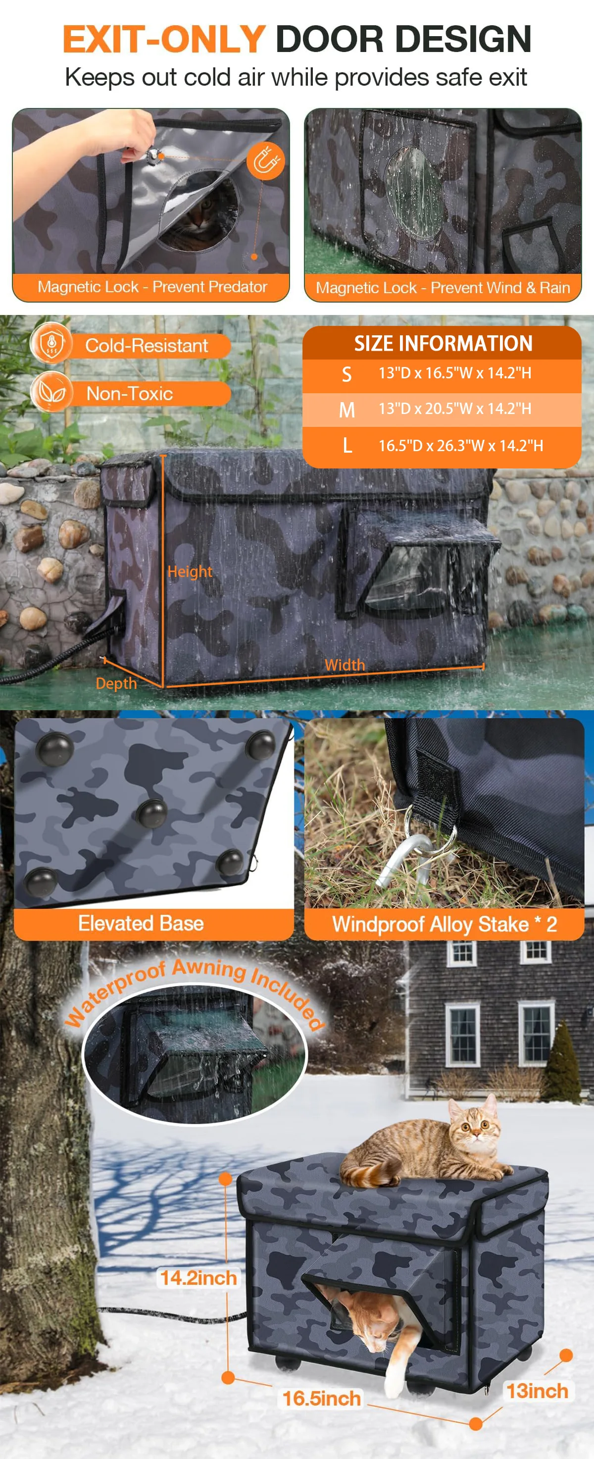 Tienda de campaña para mascotas - vista