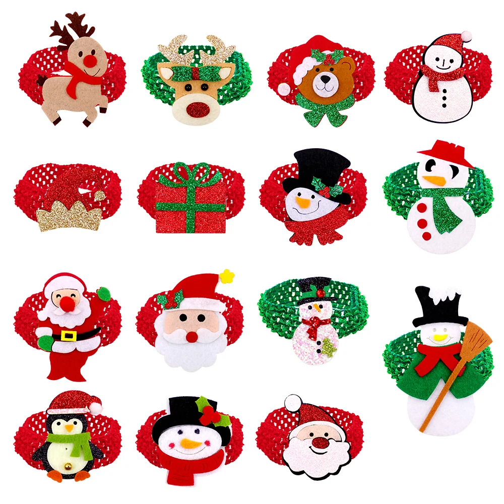 Bandas elásticas navideñas para perros cuidados