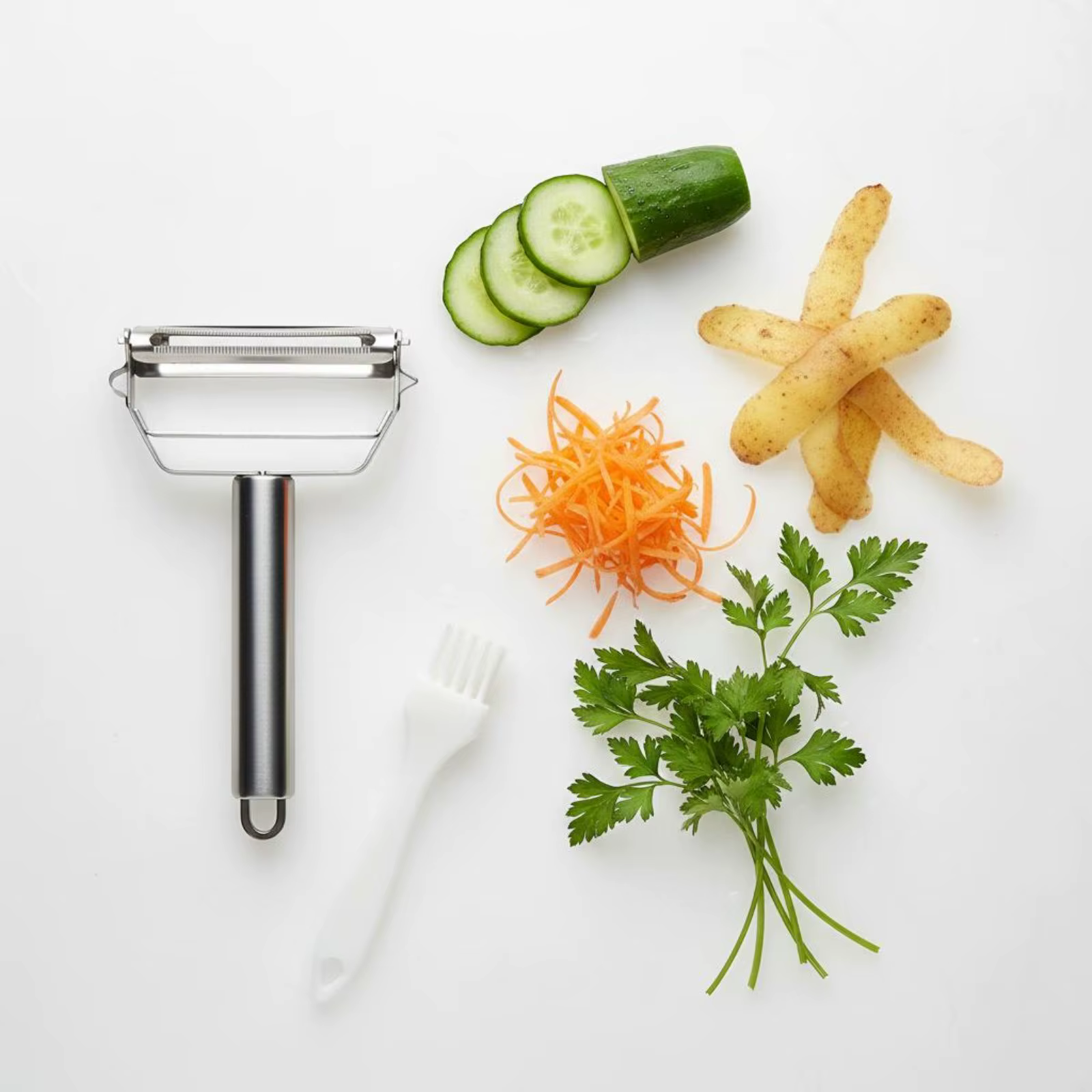 Cortador de verduras 2 en 1 para comida casera de perros y gatos - imagen 3