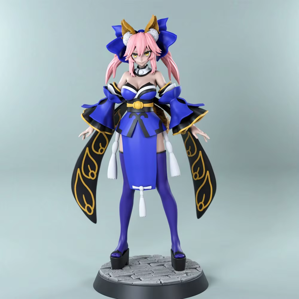 Figura de anime sin pintar para montar – Miniatura GK impresa en 3D