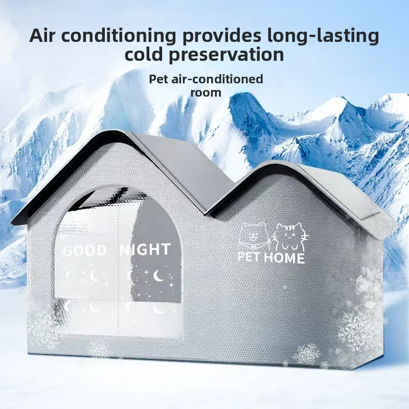 Casa iglú con aire acondicionado refrescante para gatos y perros - imagen 2