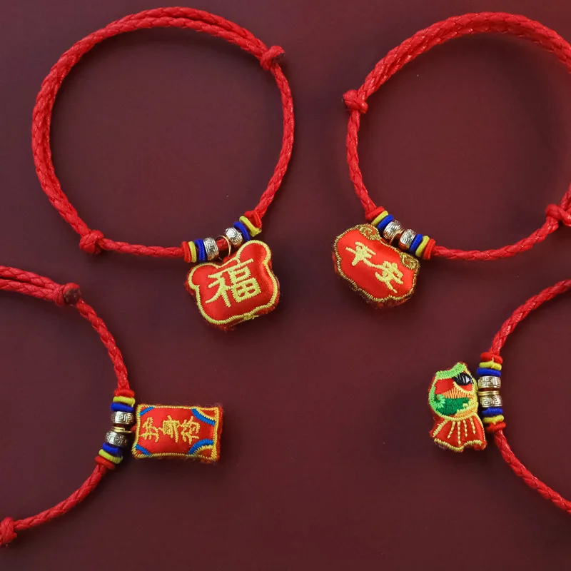 Collar de la suerte con motivos de Año Nuevo Chino para mascotas