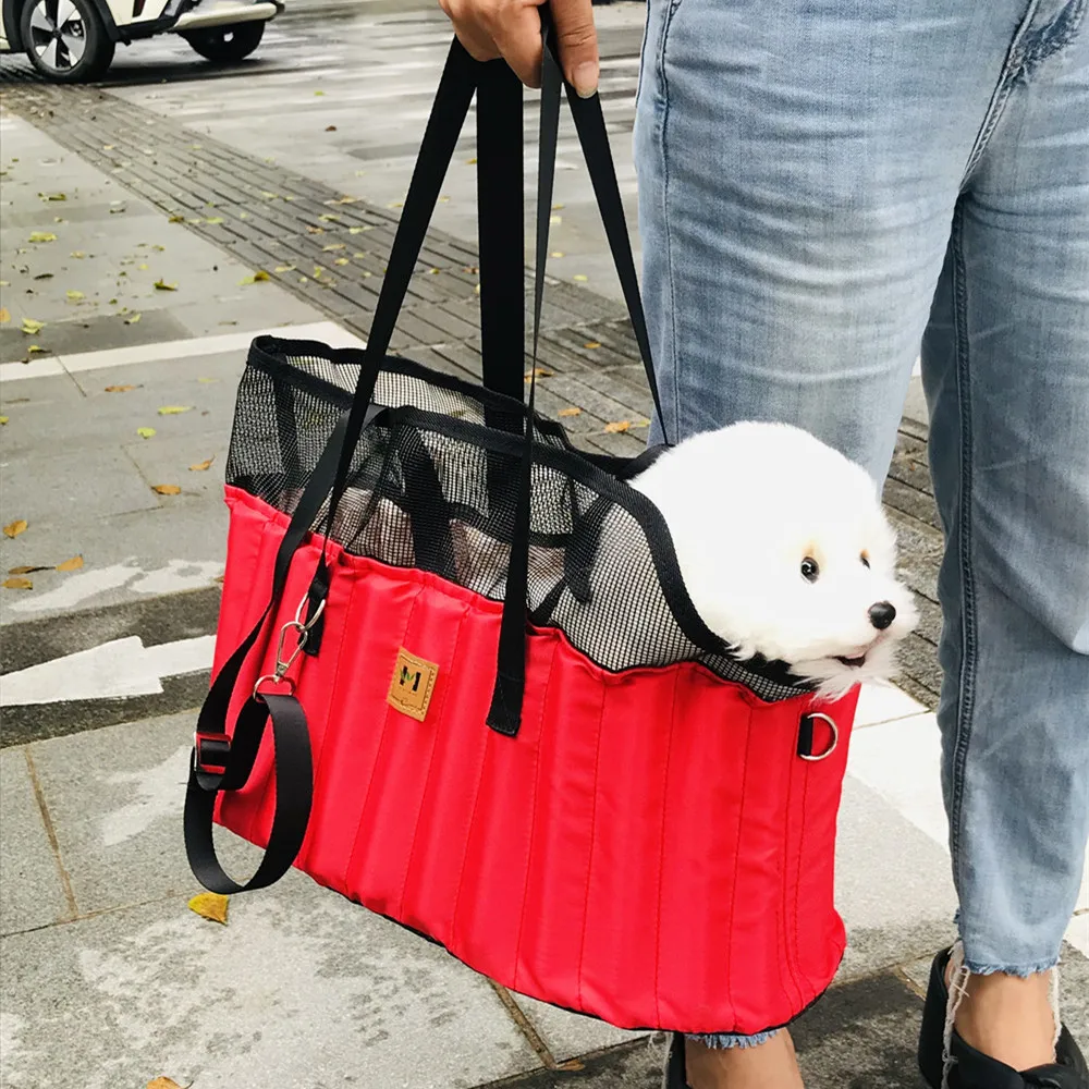 Bolsa de transporte para perro portátil moderna con asa para coche - imagen 2