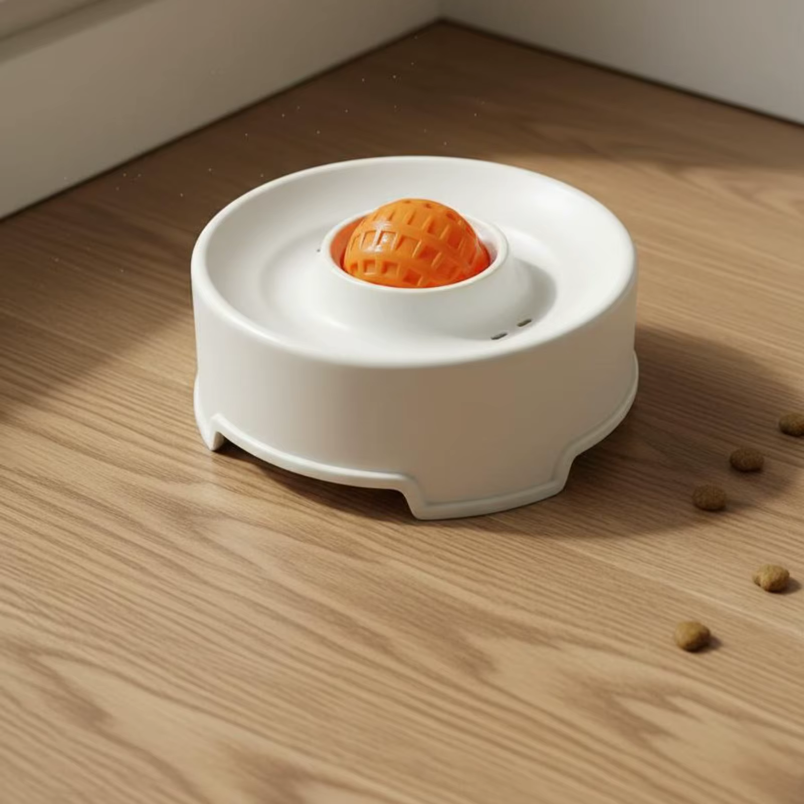 Cuenco lamer interactivo para gatos – Comedero lento fácil limpieza
