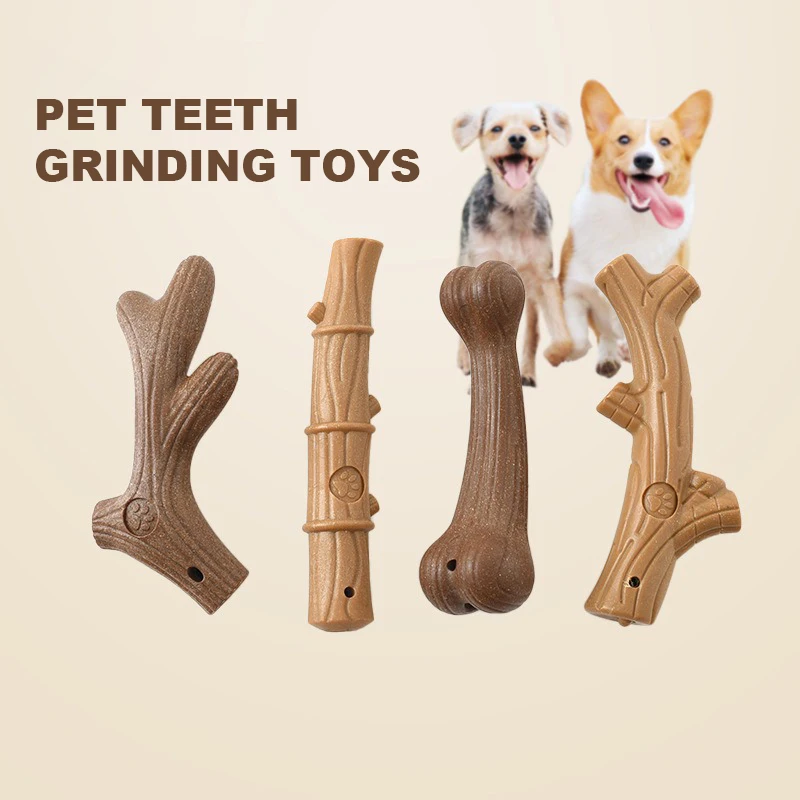 Hueso de Bambú para Perros – Juguete Interactivo de Masticación y Limpieza Dental - imagen 5