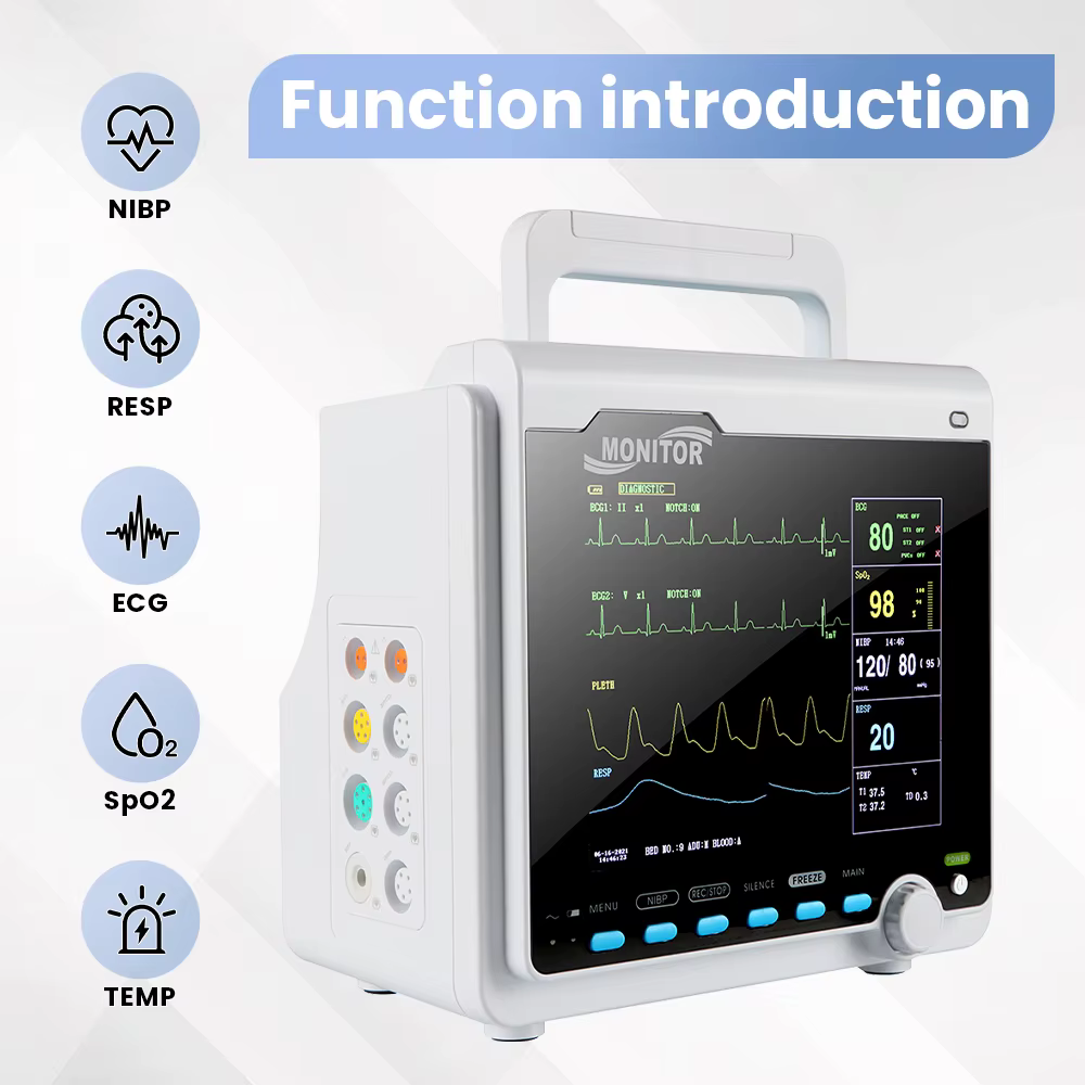Monitor veterinario CMS6000 espalda con asas