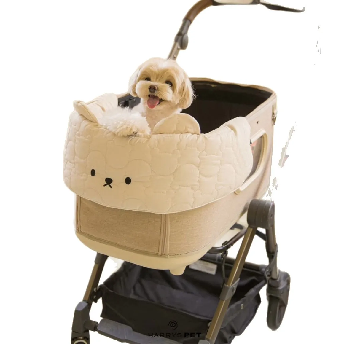 Colchoneta impermeable reversible para carrito de gatos y perros - imagen 3