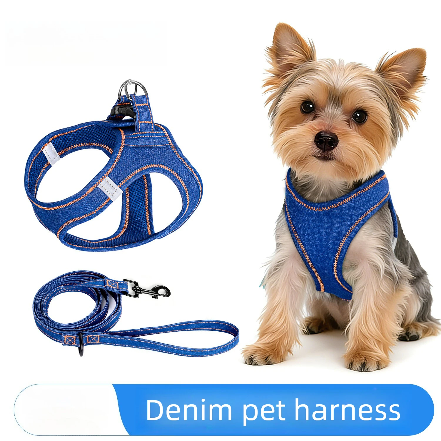 Arnés transpirable de peto para gato y perro pequeño o mediano - imagen 4