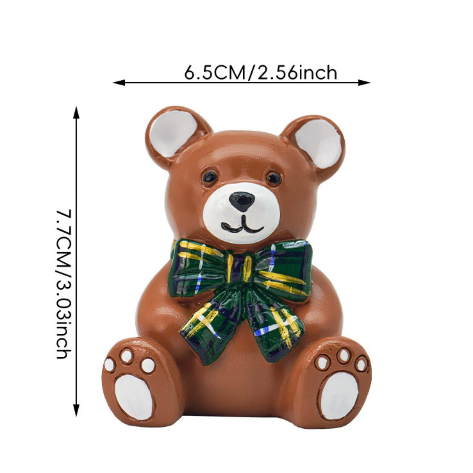 Soporte para velas con figura de oso estilo dibujos animados - imagen 3