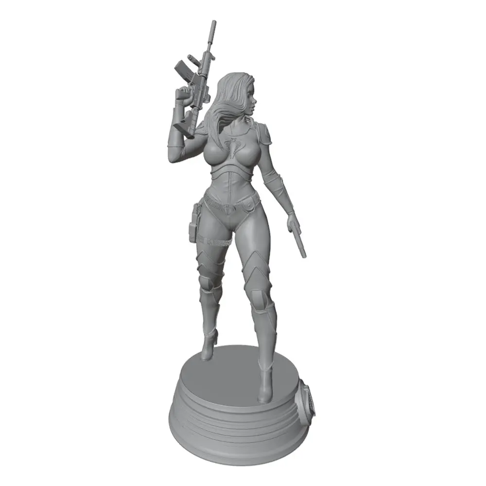 Figura de guerrera en resina para pintar y montar - imagen 4