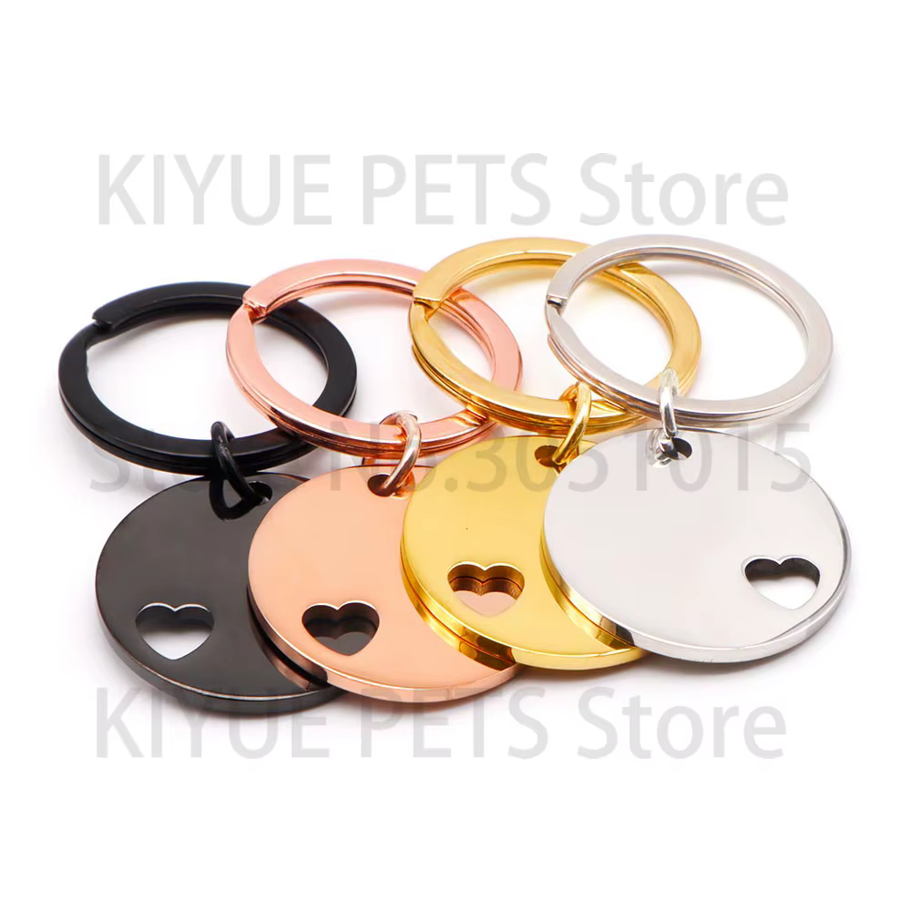 Placas de identificación en acero inoxidable para gatos y perros - imagen 4