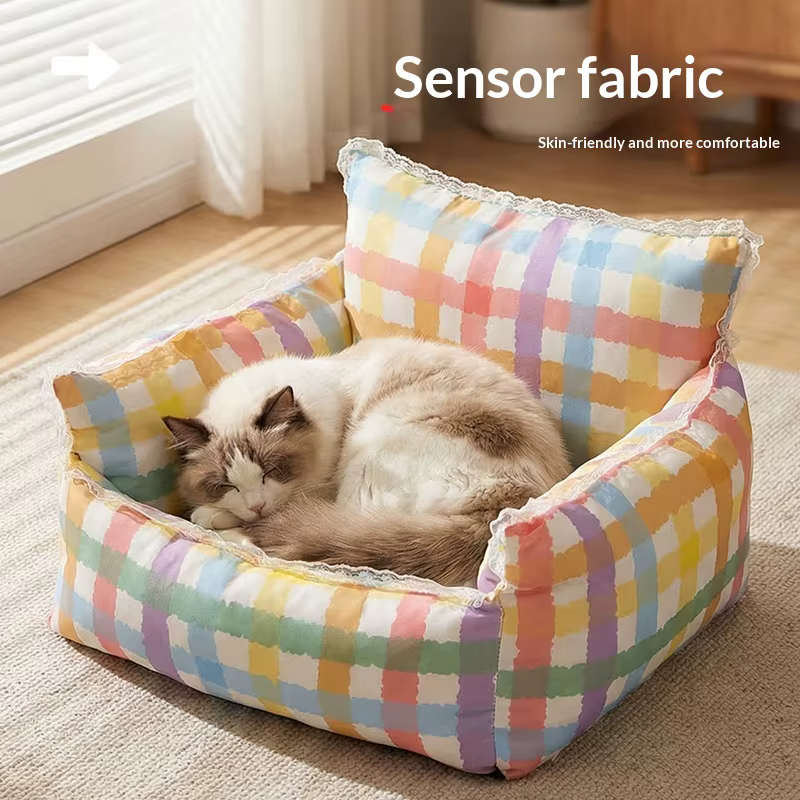 Alfombra cálida antideslizante lavable para gatos y perros pequeños - imagen 2