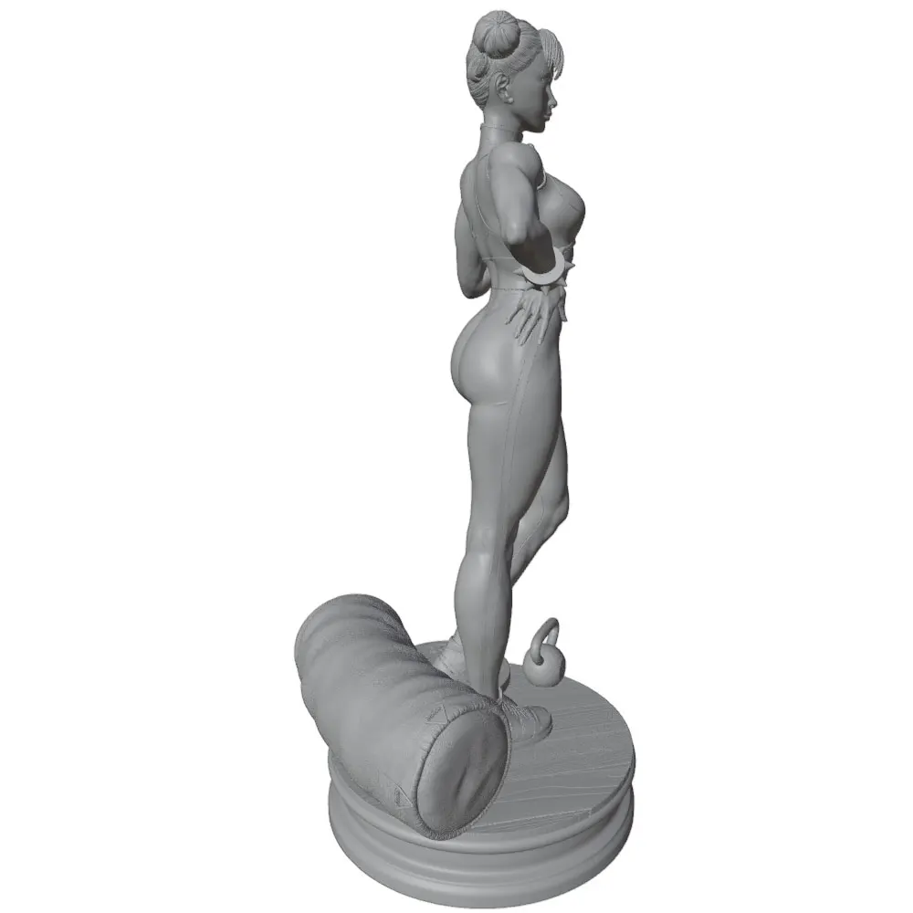 Figura DIY gris impresa en 3D para decorar hogar con gatos y perros