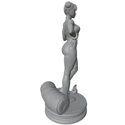 Figura DIY gris impresa en 3D para decorar hogar con gatos y perros