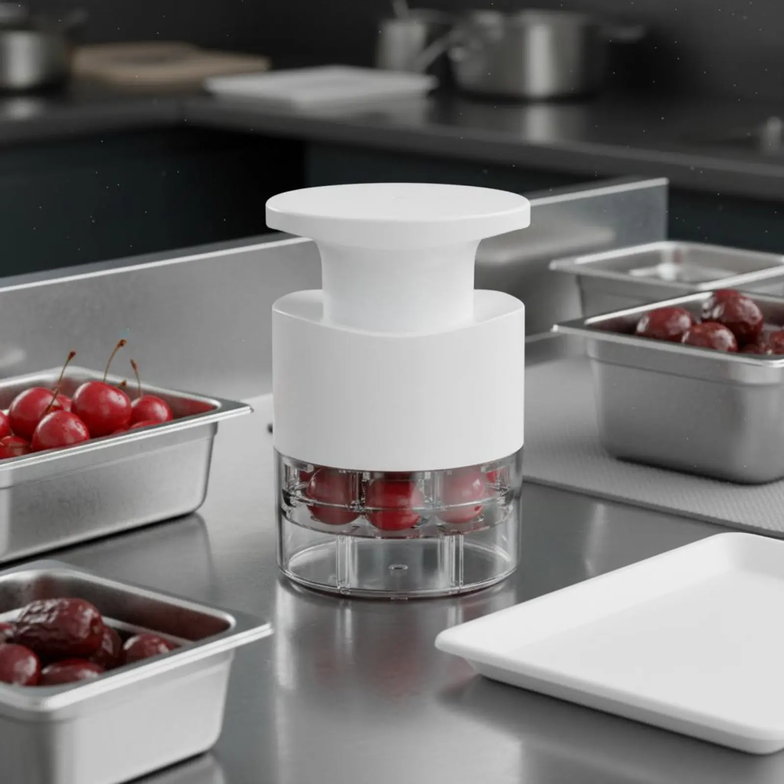 Descorazonador de cerezas grado alimenticio múltiple, fácil de usar - imagen 3