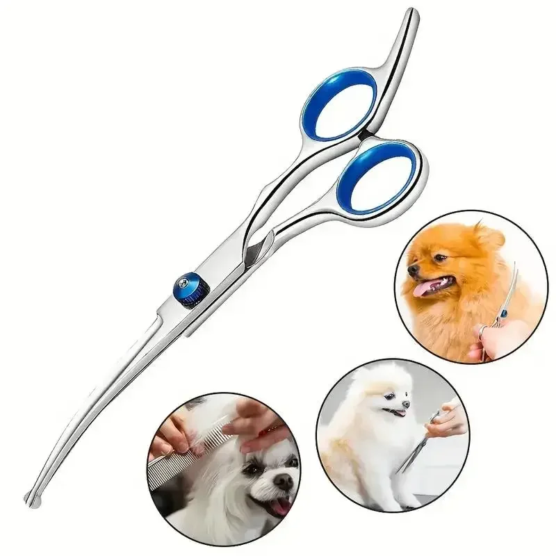 Tijeras de peluquería para perros y gatos de acero inoxidable - imagen 3