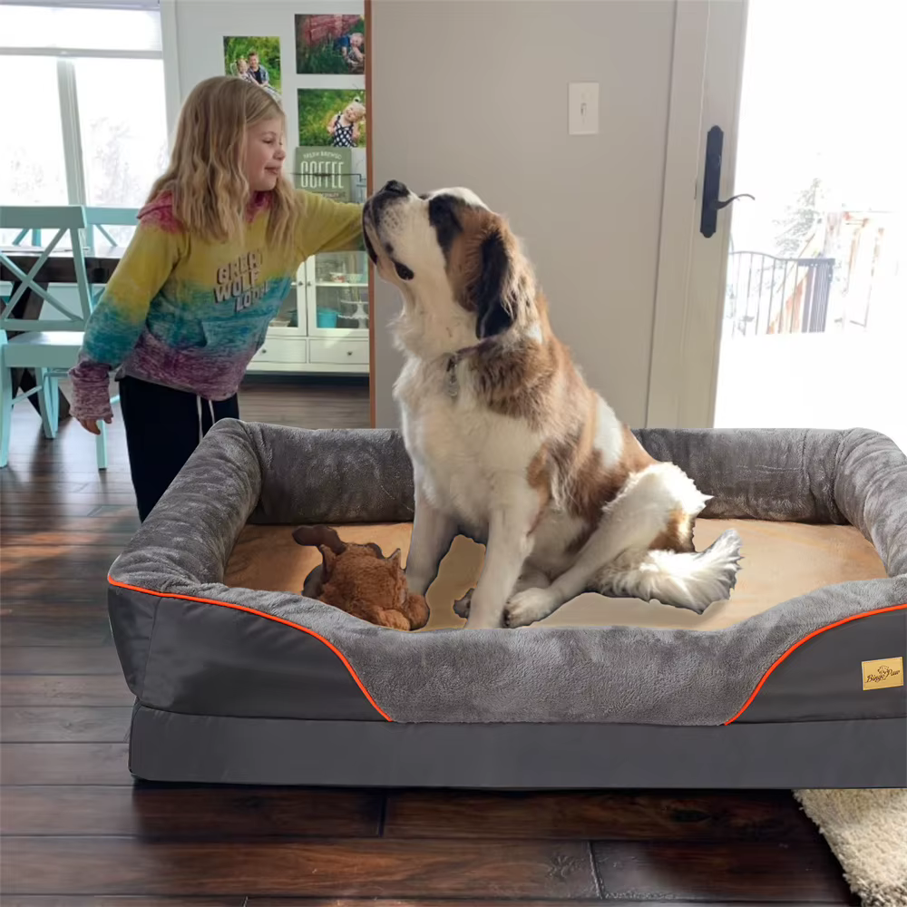 Cama ortopédica para perros grandes – Sofá viscoelástico lavable - imagen 2
