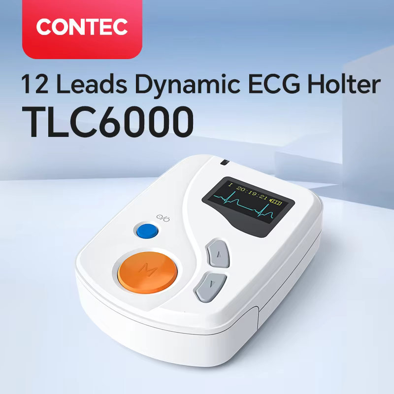 Electrocardiógrafo Holter TLC6000 con pantalla OLED integrada