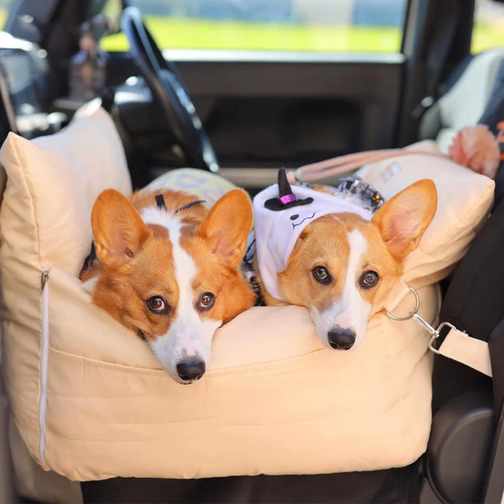 Cama de coche desmontable para gatos y perros, fácil de limpiar - imagen 2