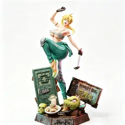 Figura miniatura de chica en resina 1:24 para montar y pintar