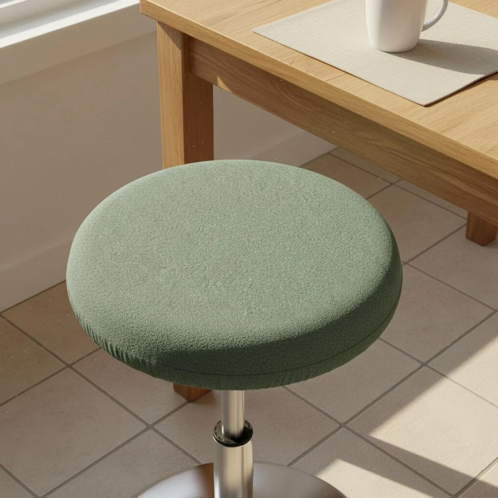 Funda elástica antipolvo para taburete: asiento gatos y perros - imagen 3