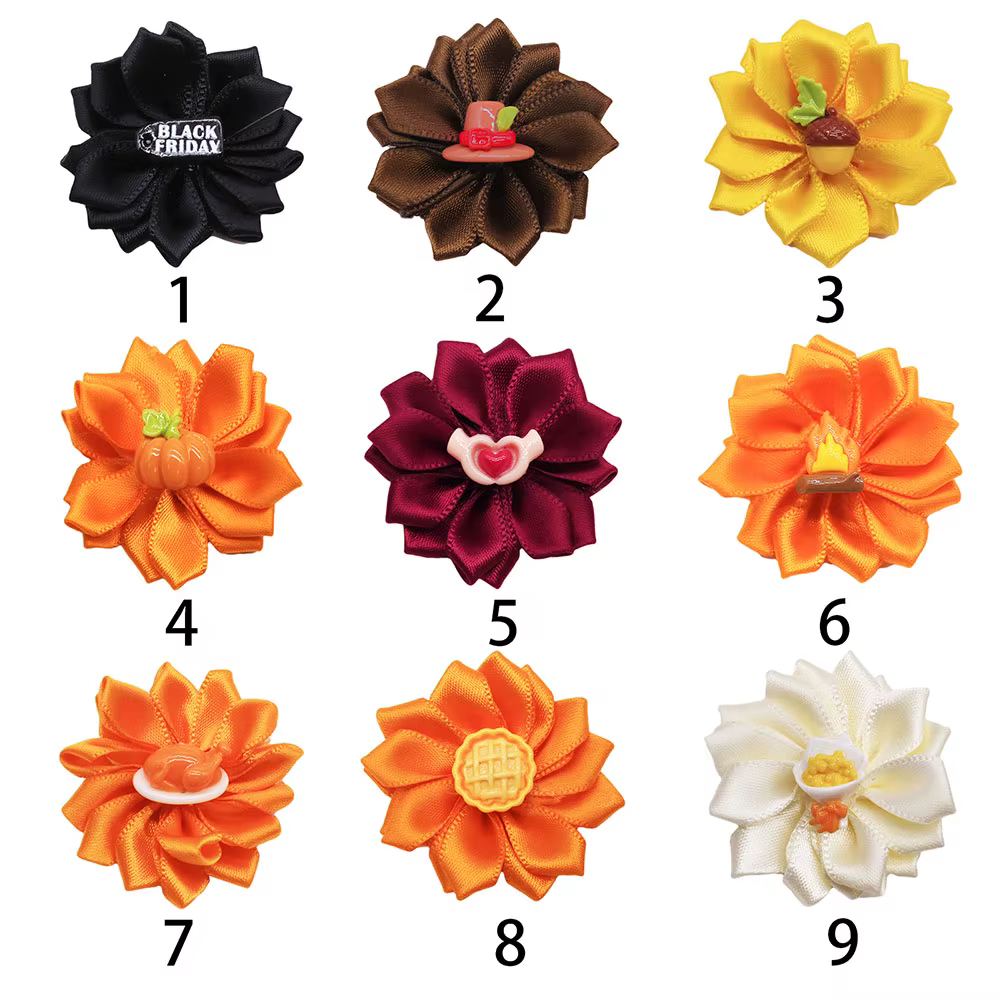 Lazos para el pelo de perro con forma de flor - imagen 2