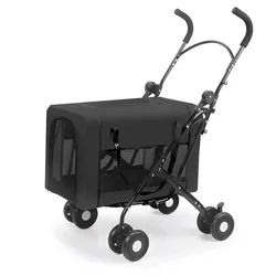 Carro plegable para perros y gatos – Cochecito de viaje ligero