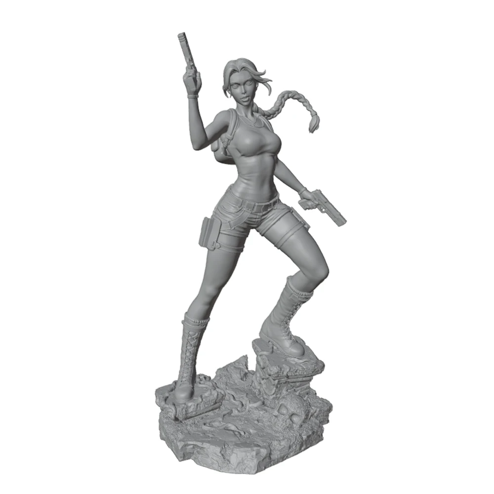 Figura frontal mostrando ambas pistolas