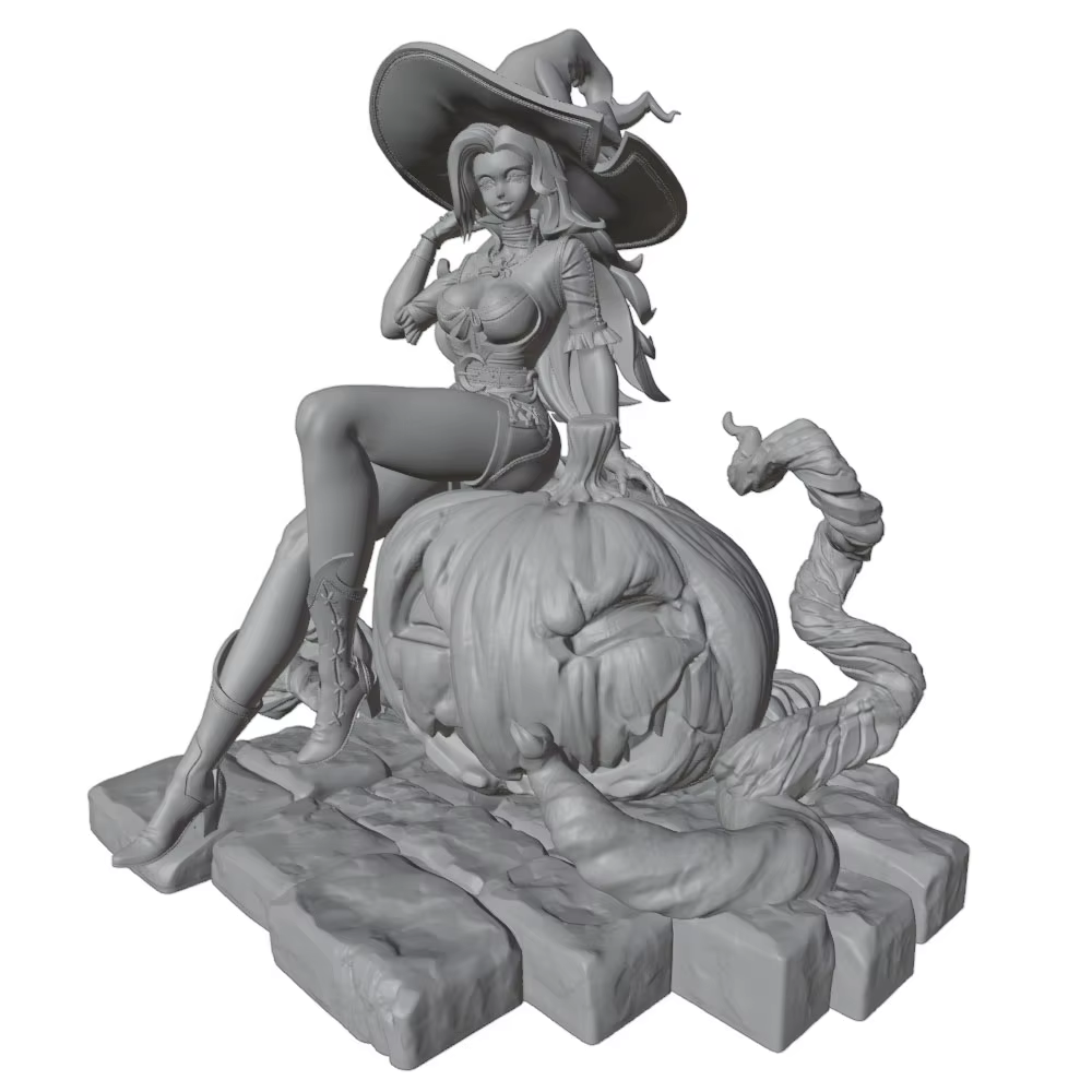 Kit figura anime 1/24 75mm impreso 3D para montar y pintar - imagen 2
