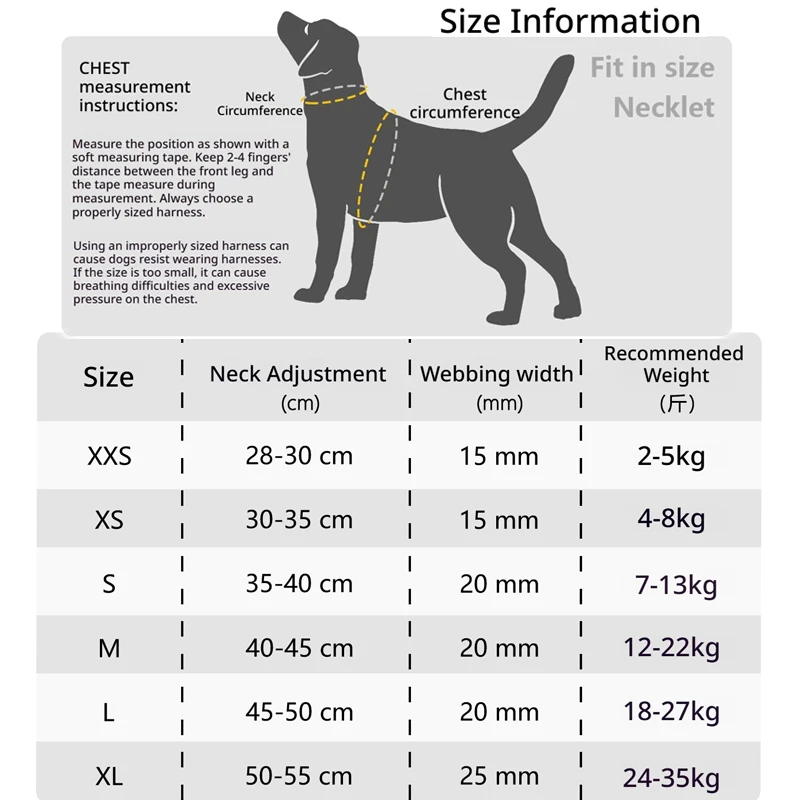 Collar transpirable anti-estrangulamiento neopreno para perros - imagen 2