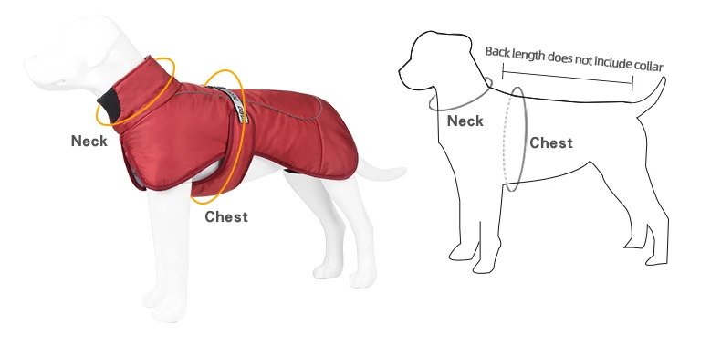 Tiras reflectantes del chaleco para perros