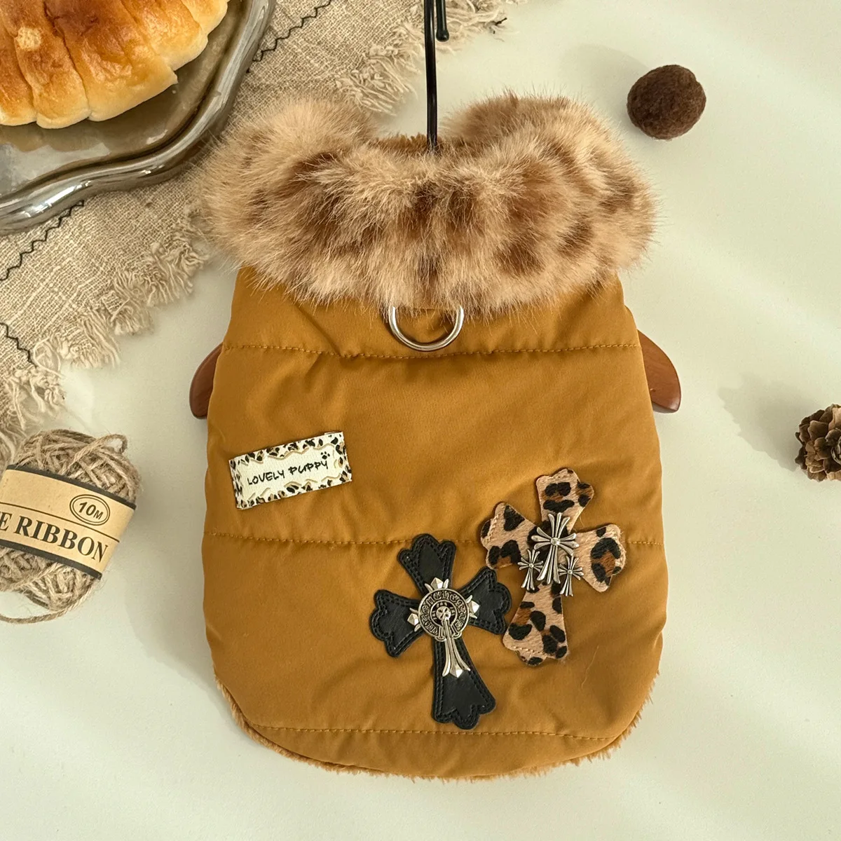 Chaqueta para perro con anilla en D