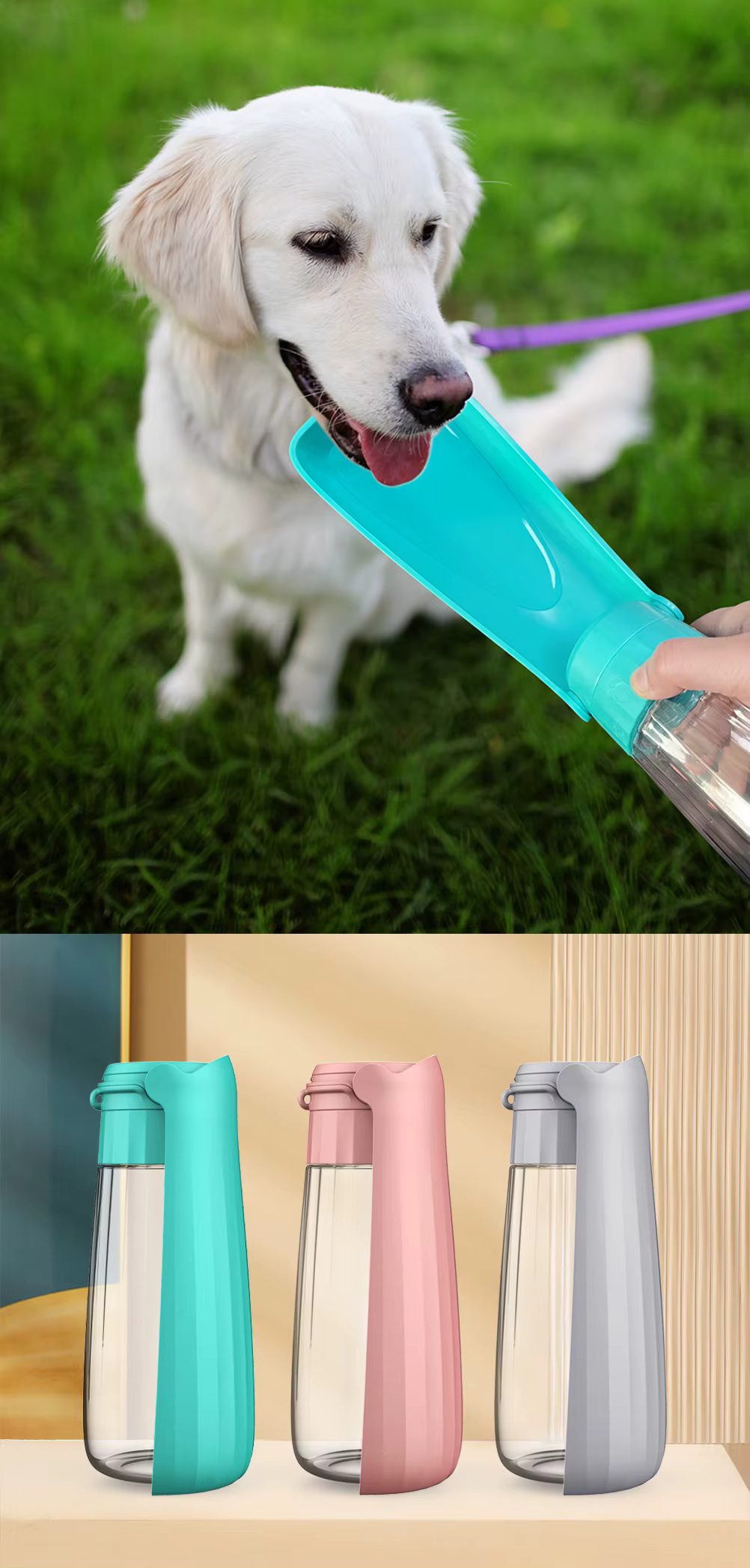 Botella siendo llenada