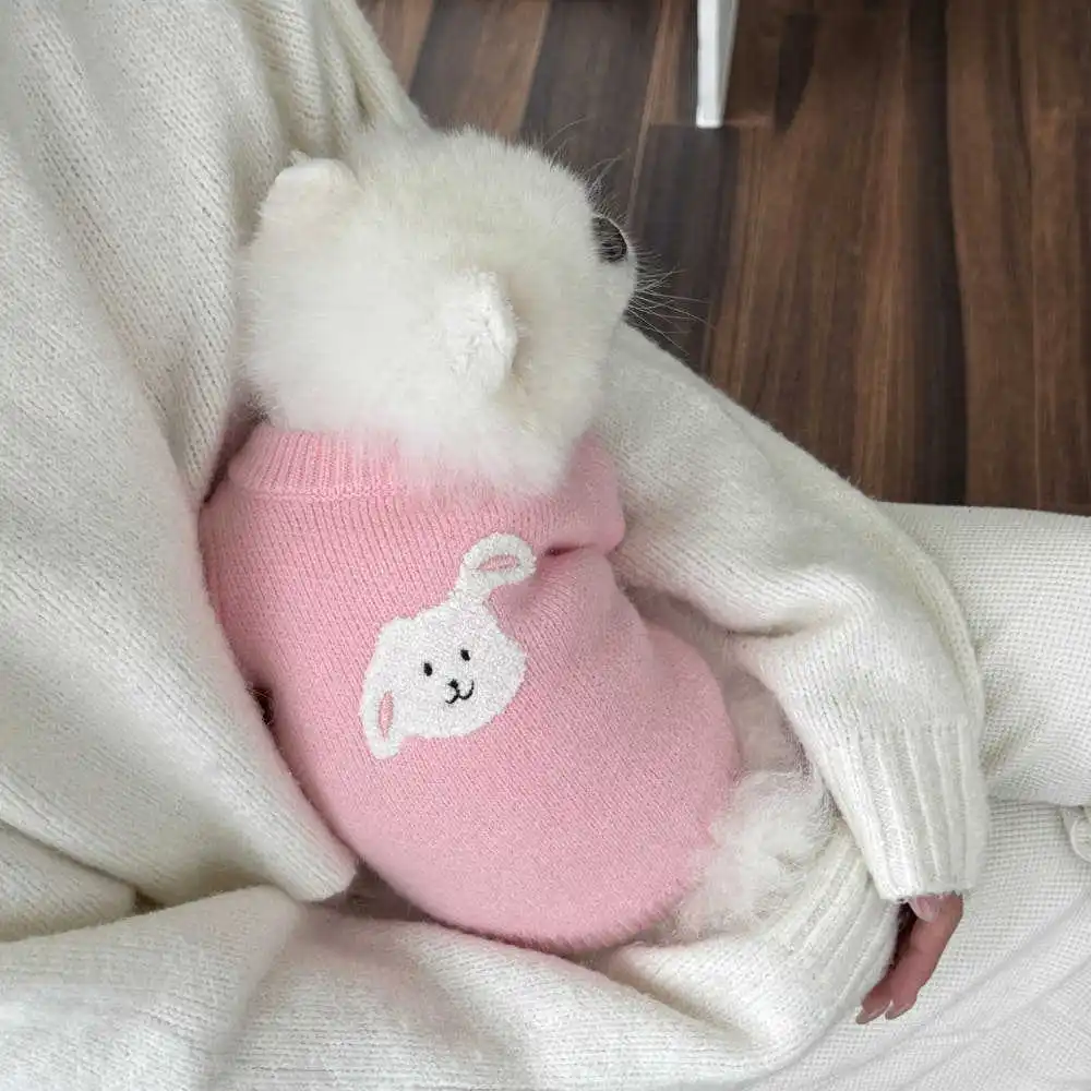 Suéter teddy para perros y gatos – Abrigo invierno cálido - imagen 4