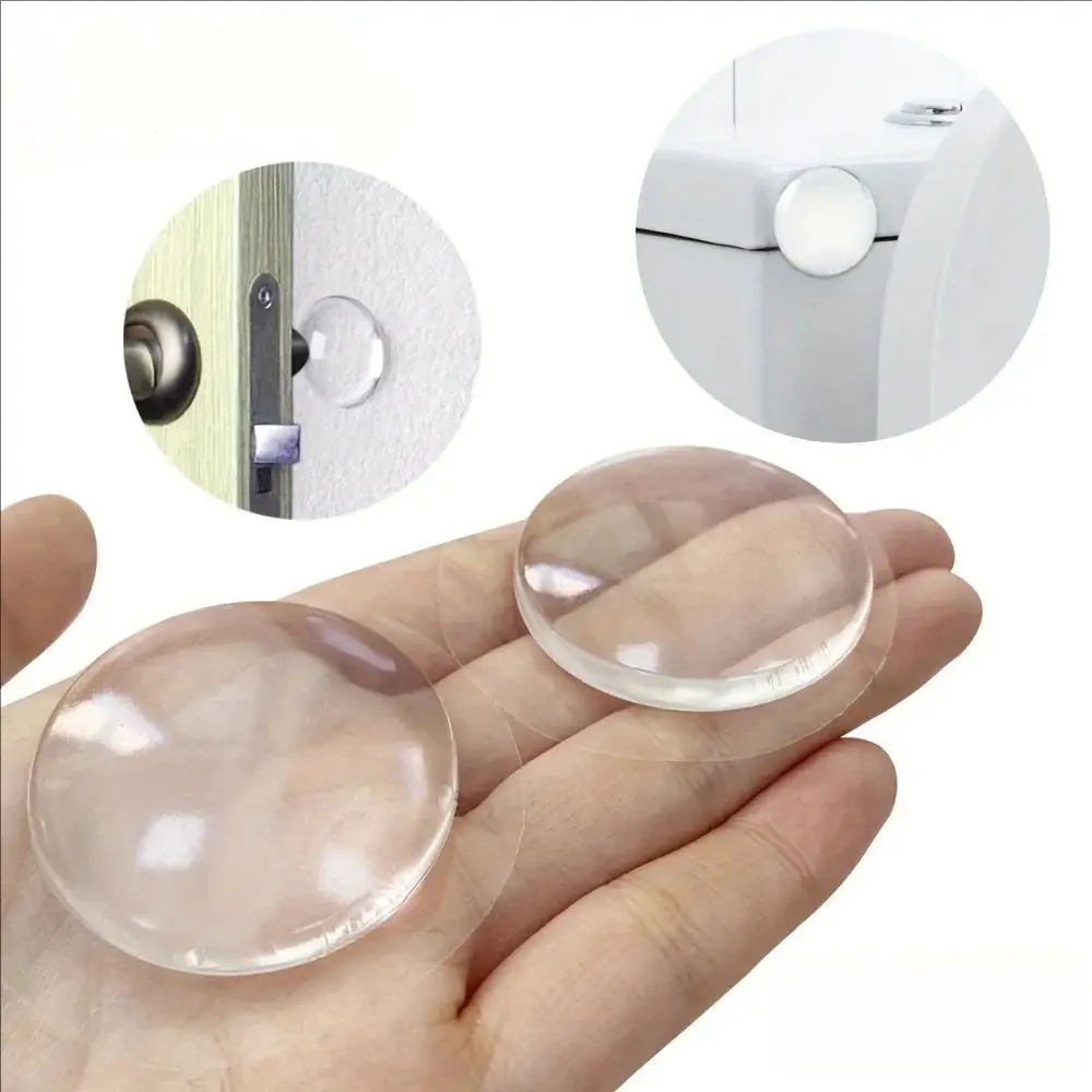 Protector de pared transparente para manija