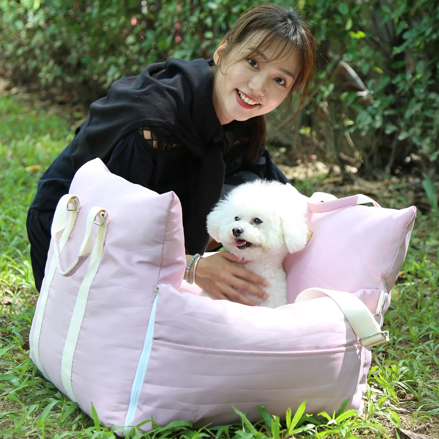Cama de coche desmontable para gatos y perros, fácil de limpiar - imagen 4