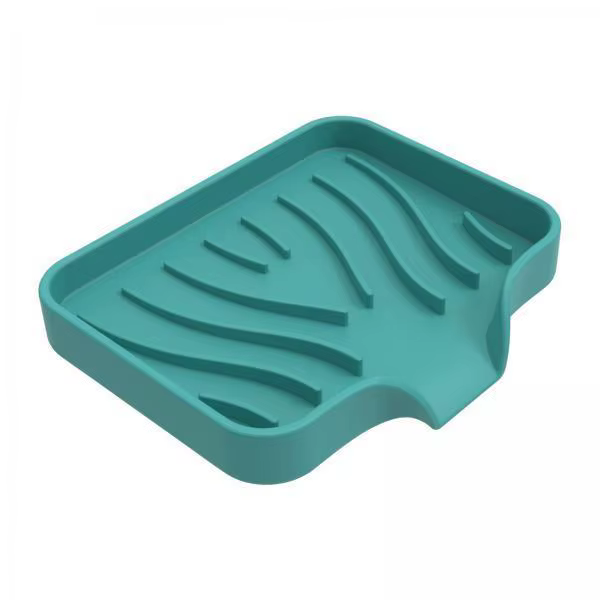 Dispensador jabón 2 unidades con bandeja antideslizante verde
