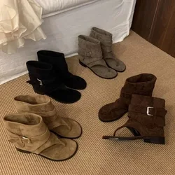 Sandalias planas de verano para mujer con punta abierta
