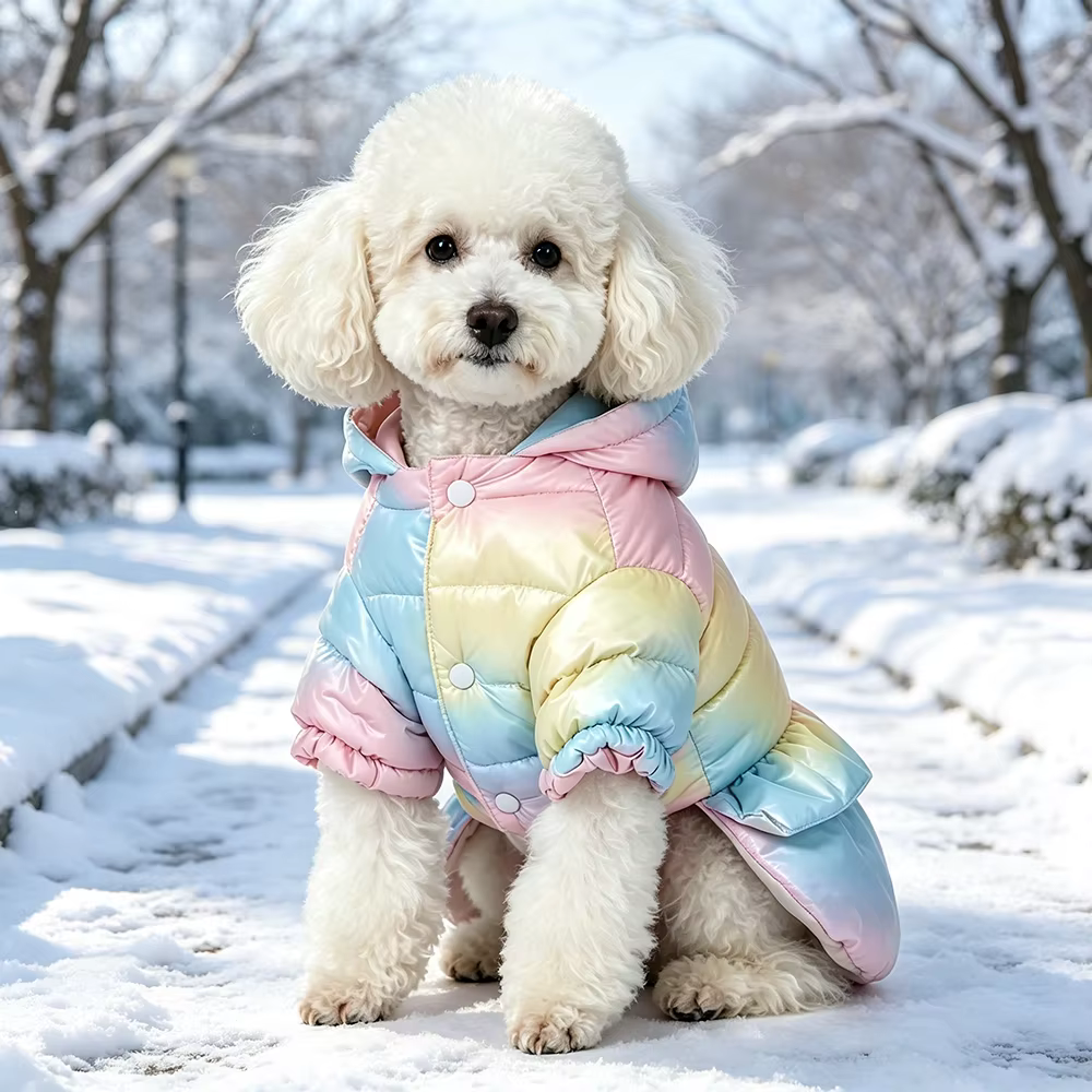 Abrigo polar térmico para perros pequeños y gatos - imagen 4