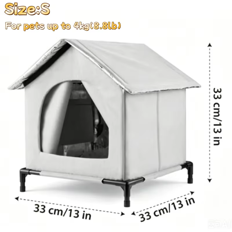 Colchoneta cama impermeable plegable fresca para gatos y perros - imagen 3