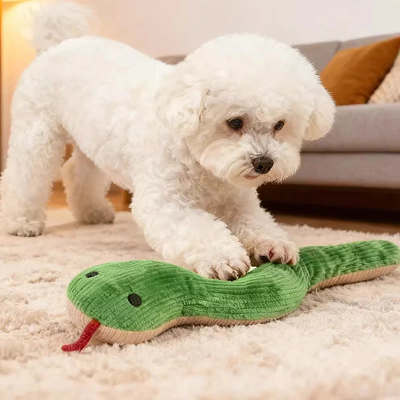 Juguete mordedor para perros resistente a mordidas, felpa con sonido - imagen 2