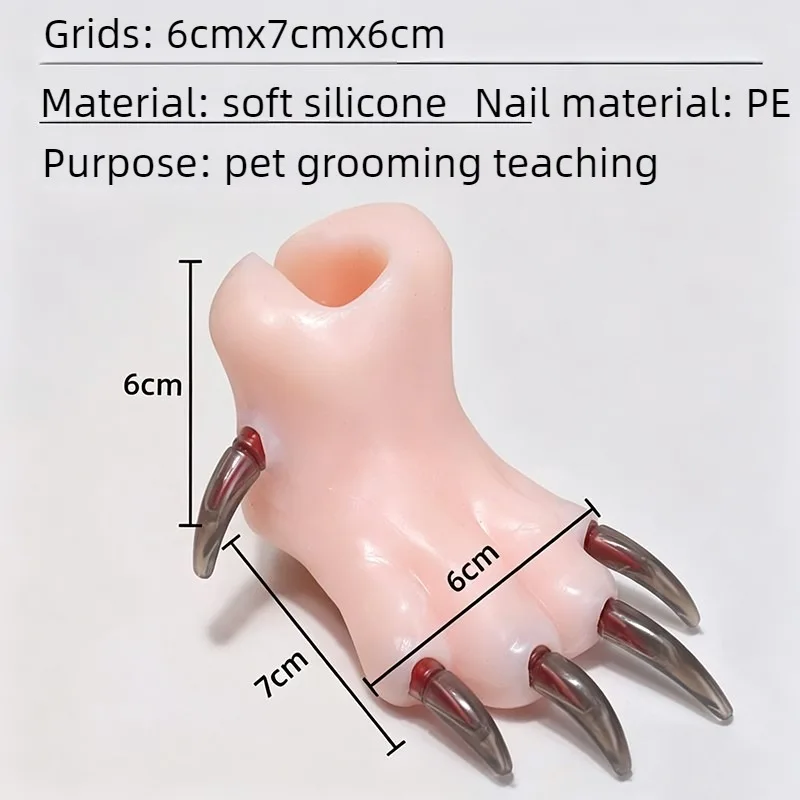 Set de práctica de uñas de silicona para perros – recorte canino - imagen 5