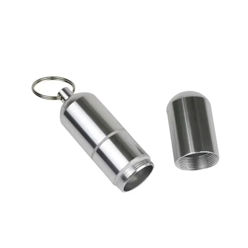 Estuche impermeable de aluminio con llavero para perro y gato - imagen 3